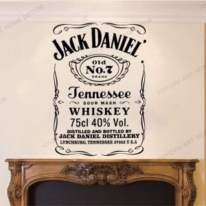 Modern Large Peaky Blinders Pub Whisky Wall Sticker Bar Drink Wine Quote Garage Bar Man Cave Wall Decal Vinyl  rb273