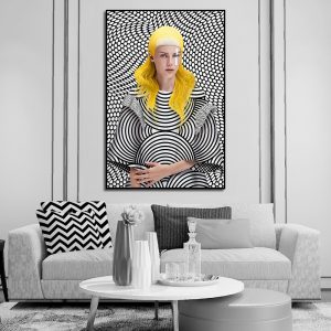 Modern Minimalist Style girl Canvas art Wall painting oil Painting for living Room Bedroom Decoration Picture