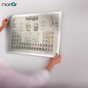 Modern Wall Art Picture Periodic Table of Hangul Canvas Painting Posters Prints Home Decor No Frame For Living Room
