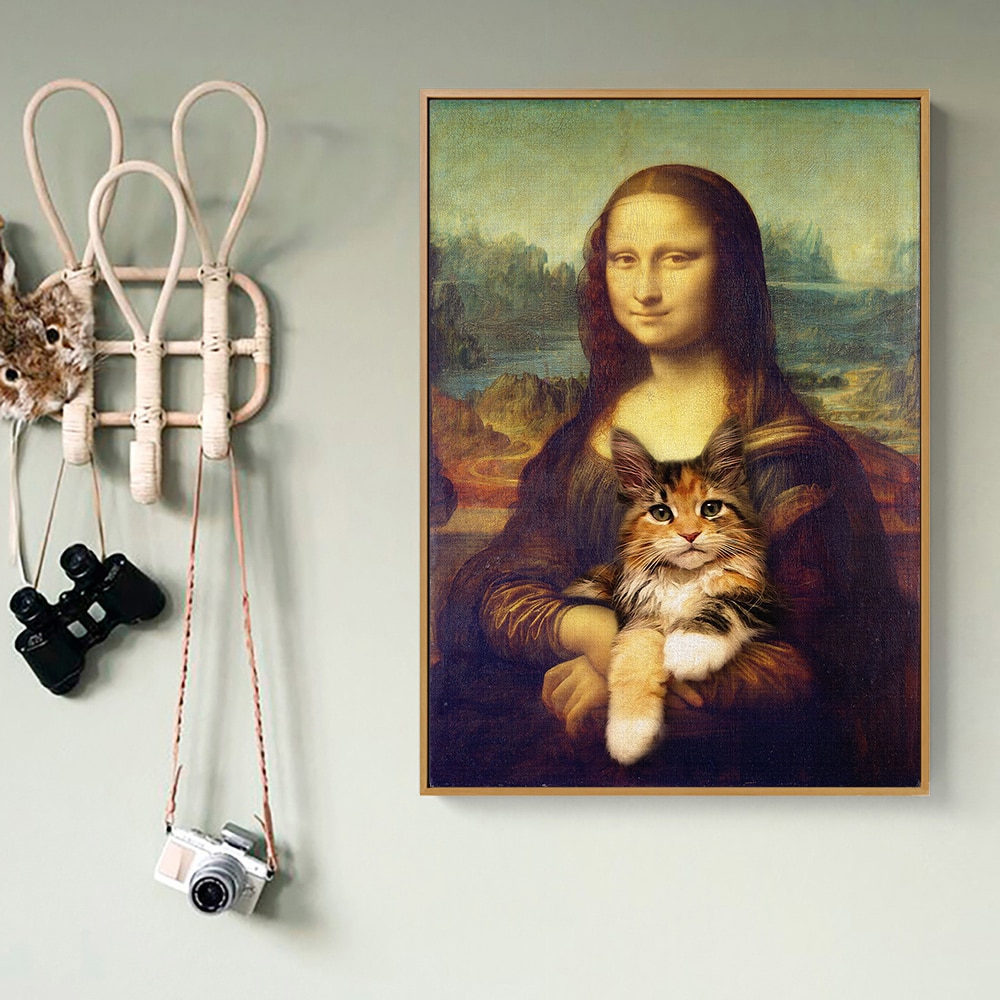 Mona-Lisa-And-Cat-Art-Canvas-Painting-Poster-And-Print-Wall-Pictures-For-Bedroom-Living-Room-2.jpg