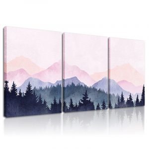 Mountain Wall Art Nordic Poster Canvas Painting Modern Landscape Ready To Hang Decoration Picture for Living Room Home Decor