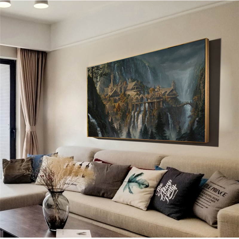 Movie-Posters-Lord-of-The-Rings-Rivendell-Fairyland-Oil-Painting-on-Canvas-Wall-Art-Pictures-for-1.jpg