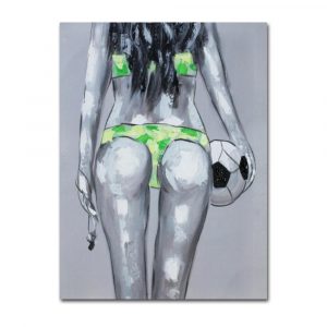 Muzagroo Art Football Baby Paintings Abstract Canvas Paintings Cool Wall Art for Living Room Sexy Girl Wall Decor for Bathroom