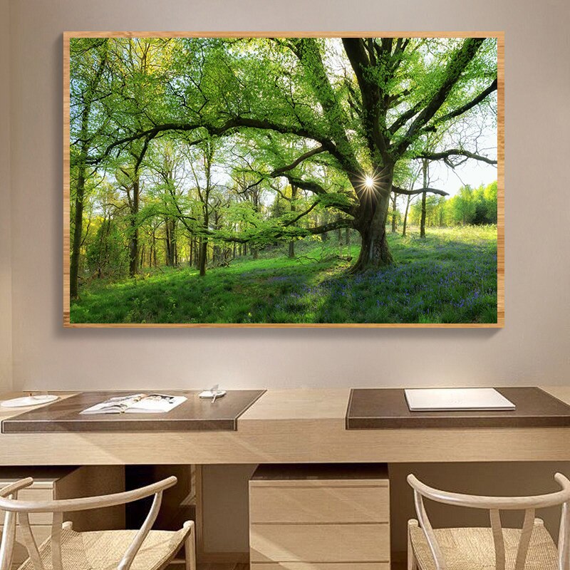 Natural-Fresh-Sunshine-Canvas-Painting-Green-Tree-Poster-Forest-Landscape-Wall-Art-Pictures-for-Home-Decor-2.jpg