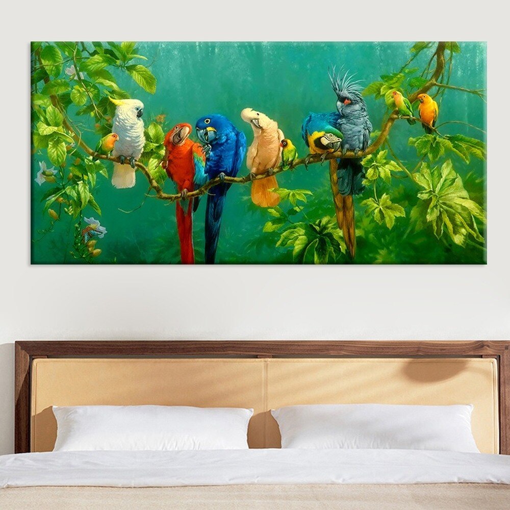 Nature-Landscape-Decorative-Painting-Tropical-Rainforest-Parrot-Animal-Print-Poster-Living-Room-Entrance-Decor-Wall-Art-2.jpg