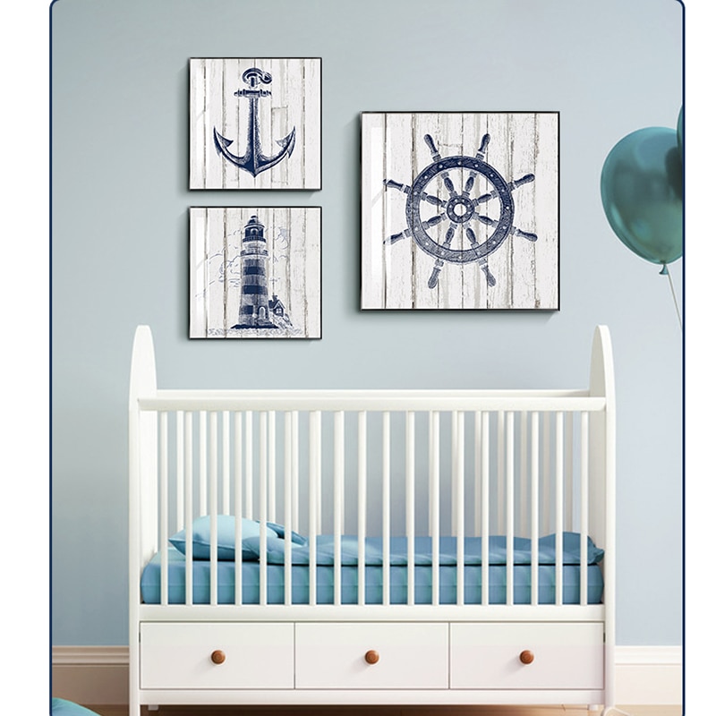 Nautical-Nursery-Wall-Art-Canvas-Painting-Navy-Anchor-Compass-Lighthouse-Print-Arts-Mediterranean-Style-Poster-Boy-4.jpg