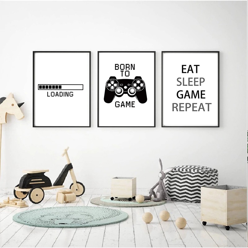 New-Design-Boys-Game-Poster-And-Print-Illustration-Gamer-Quotes-Wall-Art-Pictures-Canvas-Painting-For-1.jpg