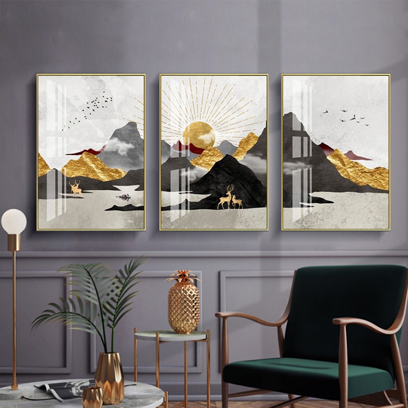 Nordic-Abstract-Geometric-Mountain-Landscape-Wall-Art-Canvas-Painting-Golden-Sun-Deers-Poster-Print-Wall-Picture.jpg
