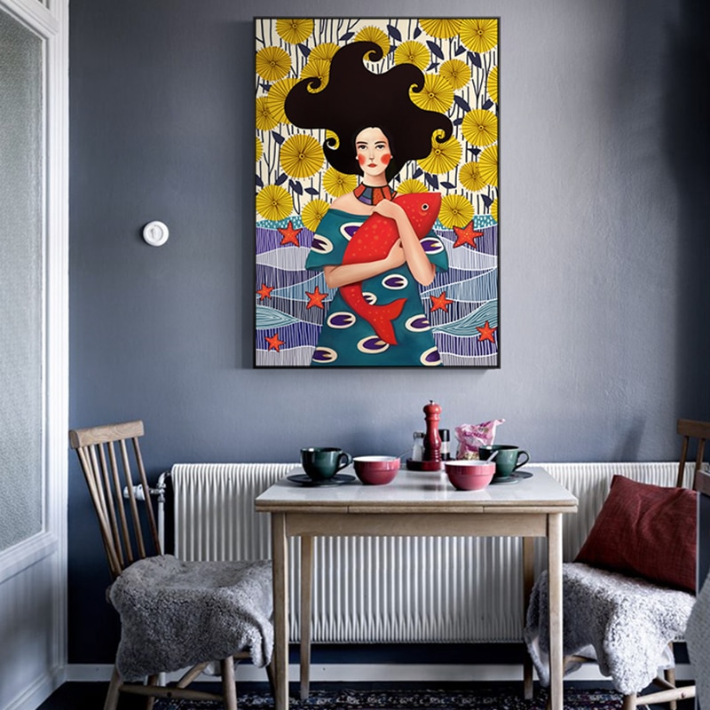 Nordic-Canvas-Painting-Cartoon-Girl-and-Fish-Posters-Prints-Quadros-Wall-Art-Romantic-Picture-Living-Room-4.jpg