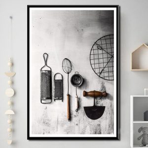 Nordic Classical Kitchen Utensils Canvas Painting Poster and Prints Modern Mural Wall Art Picture for Kitchen Room Home Decor
