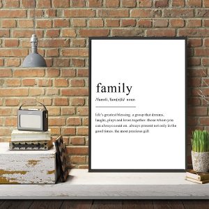 Nordic Minimalist Family Quotes Posters Wall Art Canvas Prints Scandinavia Home Bedroom Living Room Corridor Decorative Pictures