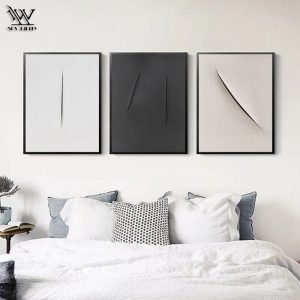 Nordic Minimalist Vintage Geometric Canvas Art Print Poster Knife Mark Wall Pictures for Home Decoration Wall Decor NEWBILITY