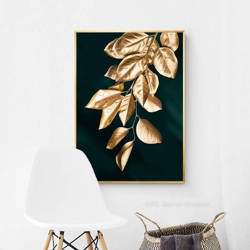 Nordic-Modern-Luxury-Visual-Golden-Palm-Leaves-Glossy-Canvas-Poster-And-Print-Wall-Art-Picture-For-2.jpg