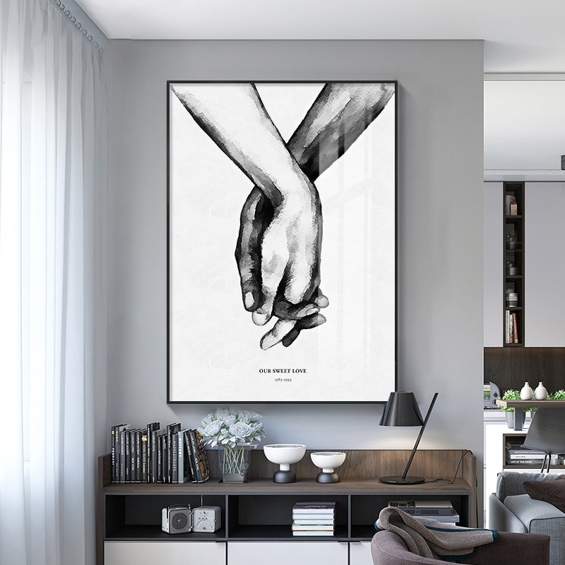 Nordic-Poster-Black-And-White-Holding-Hands-Canvas-Prints-Lover-Quote-Wall-Pictures-For-Living-Room-9.jpg