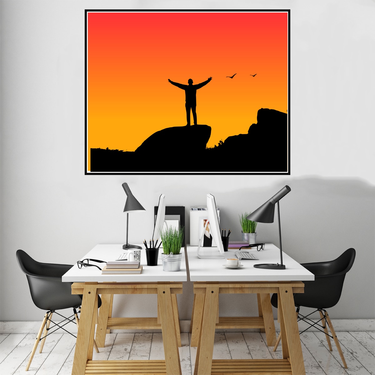 Nordic-Romantic-Sunset-Dusk-Canvas-Beach-Landscape-Poster-Picture-Wall-Home-Art-Decor-2.jpg