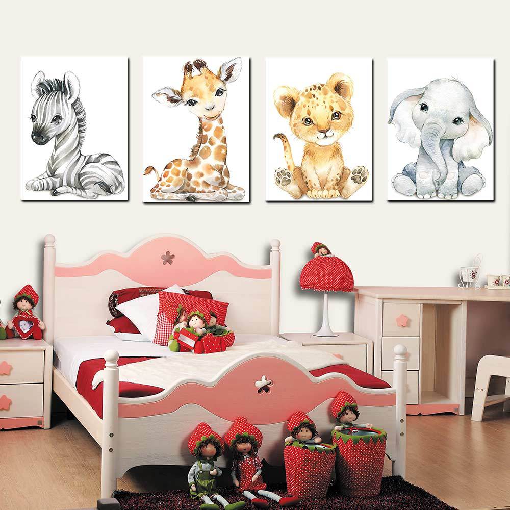 Animals Wood Wall Art, Kids/Nursery/ Children Room Decor, Cartoon Lion,  Zebra, Giraffe, Hippo Sign Hanging, Gift For Son, Girl, Child - Yahoo  Shopping
