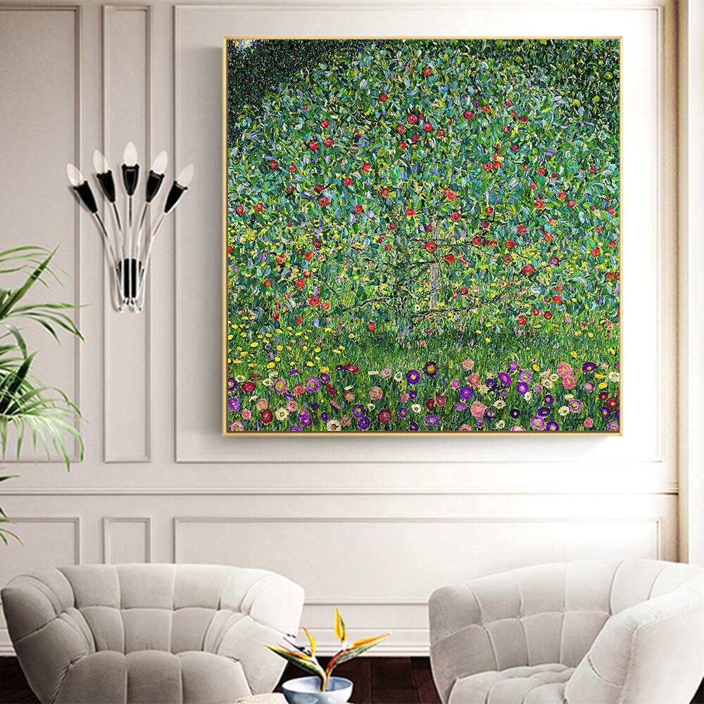 Nordic-Style-Gustav-Klimt-Flowers-Oil-Painting-on-Canvas-Posters-and-Prints-Cuadros-Wall-Art-Pictures-1.jpg