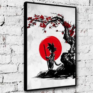 Nordic Style Modern Home Wall Artwork Dragon Ball Goku Canvas Painting Pictures Prints Modular For Living Room Decoration Poster