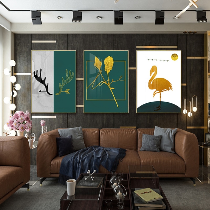 Nordic-Style-Plant-Golden-Leaves-Flowers-Animals-Flamingo-Gold-Wall-Art-Picture-for-Living-Room-Modern-2.jpg