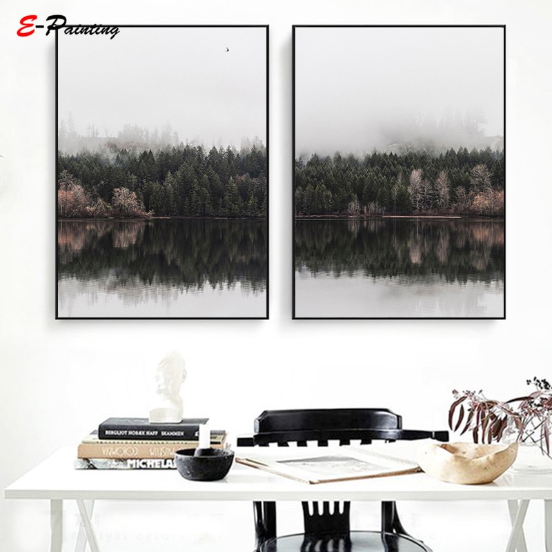 Nordic-Wall-Painting-Canvas-Print-Scandinavian-Art-Minimalist-Landscape-Poster-Mountain-Mid-Century-Modern-Living-Room.jpg