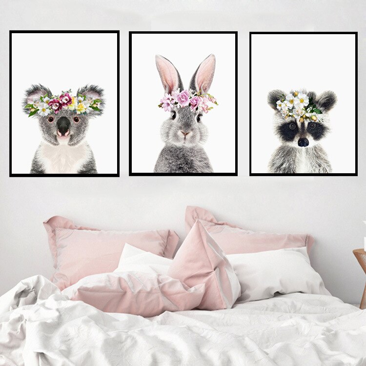 Nursery-Wall-Art-Girls-Bedroom-Decor-Bunny-Rabbit-Pictures-Print-Animal-Watercolour-Flower-Canvas-Painting-Posters-1.jpg