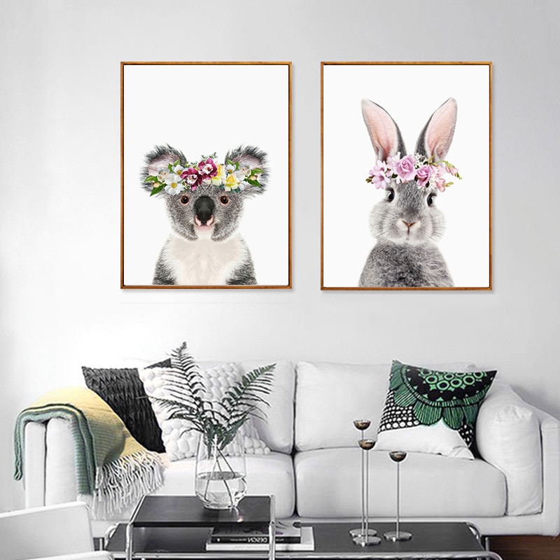 Nursery-Wall-Art-Girls-Bedroom-Decor-Bunny-Rabbit-Pictures-Print-Animal-Watercolour-Flower-Canvas-Painting-Posters-3.jpg