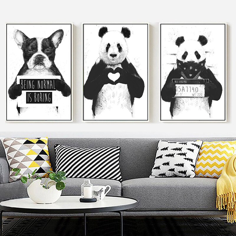 Panda-Dog-Animal-Print-Wall-Art-Poster-and-Print-Black-and-White-Canvas-Painting-Modern-Wall-1.jpg