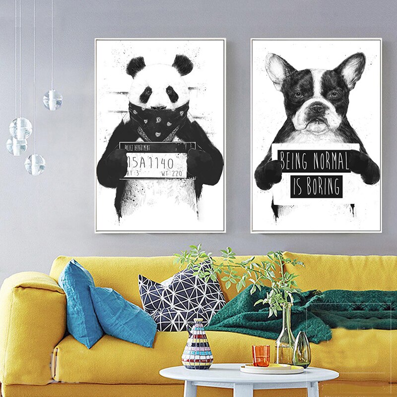 Panda-Dog-Animal-Print-Wall-Art-Poster-and-Print-Black-and-White-Canvas-Painting-Modern-Wall-3.jpg