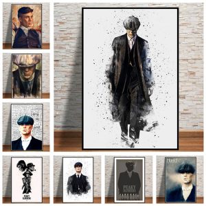 Peaky Blinders Season TV Series Canvas Painting Vintage Posters and Prints Cuadros Wall Art Pictures for Living Room Home Decor