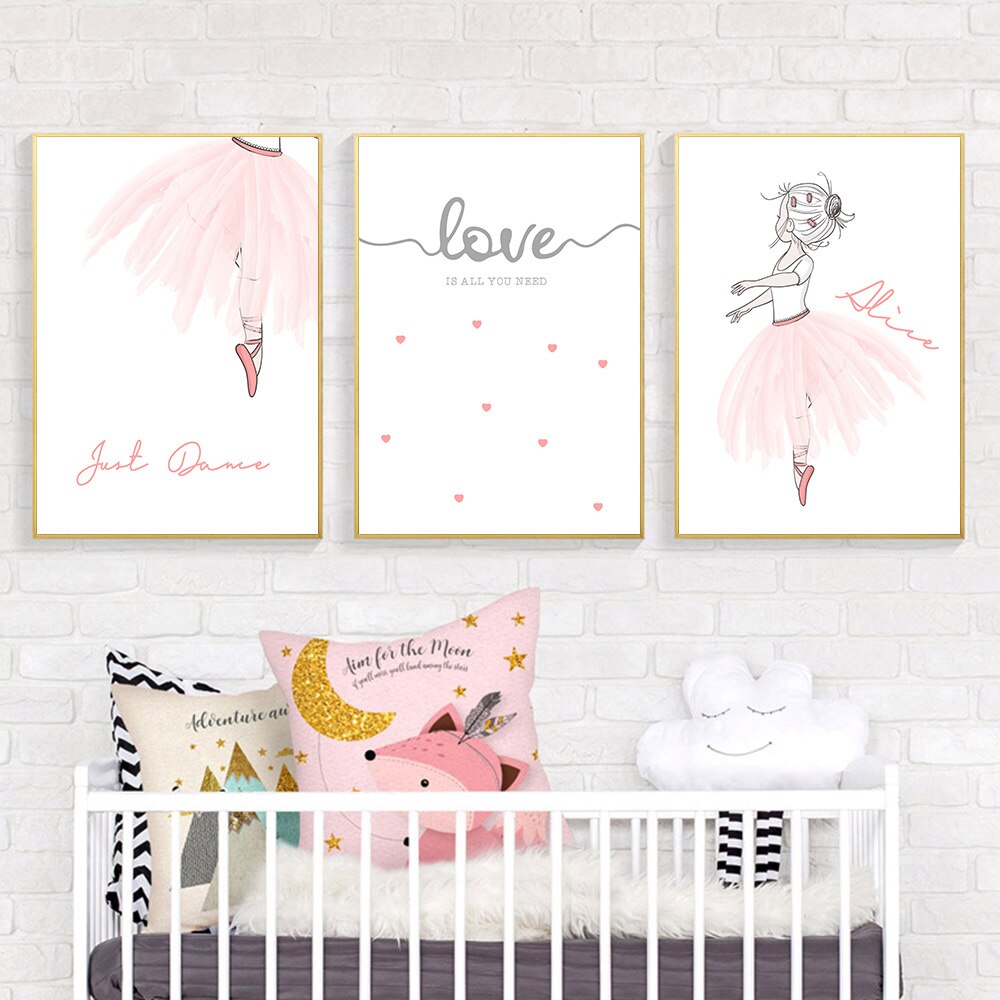 Pink-Ballet-Girl-Canvas-Painting-Kids-Poster-Nordic-Posters-And-Prints-Custom-Name-Wall-Art-Painting-2.jpg