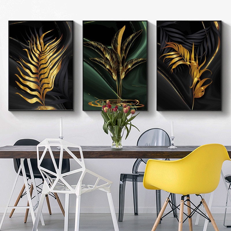 Plant-Leaves-Posters-And-Prints-Gold-Wall-Art-Canvas-Print-Black-Abstract-Art-Painting-Nordic-Wall-4.jpg