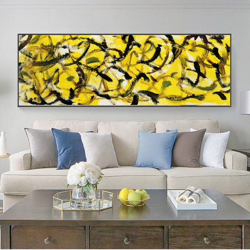 Posters-and-Prints-Wall-Art-Canvas-Painting-Abstract-Black-and-Golden-Yellow-Wall-Art-Pictures-for-4.jpg