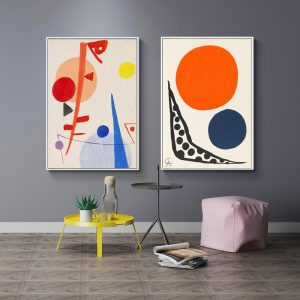RELIABLI ART Canvas Painting Abstract Geometric pattern Pictures Nordic Sample Posters Wall Art for Living Room Decoration