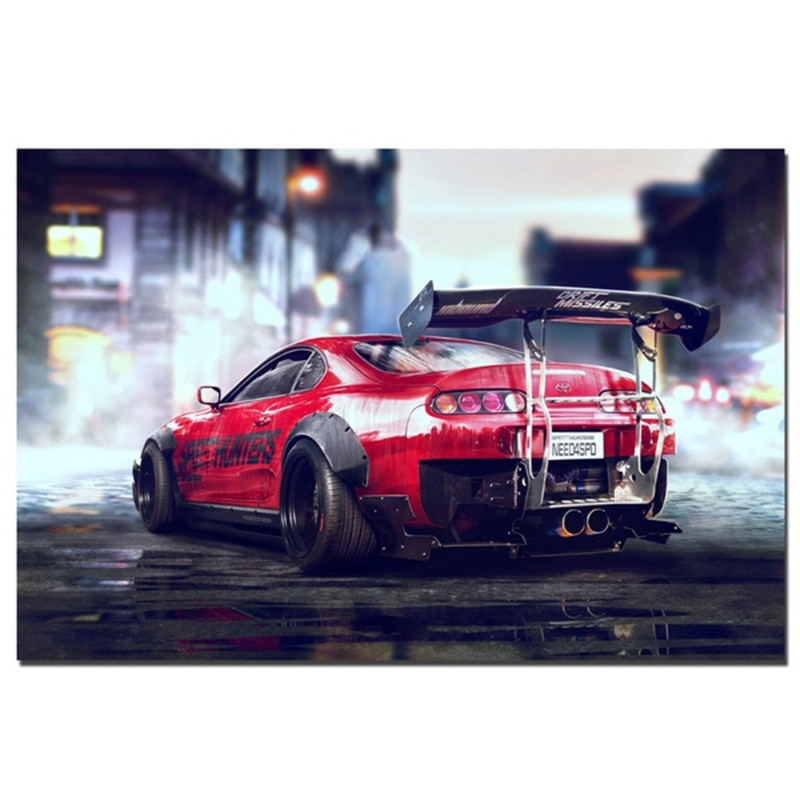 Racing-Artwork-Toyota-Supra-Sports-Car-Poster-Wall-Art-Pictures-Painting-Wall-Art-for-Living-Room.jpg
