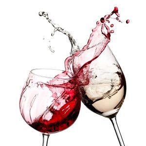Red White Wine Glasses Wall Art  Painting Nordic Kitchen  Wall Art Pictures Living Room Bedroom Mural Decoration Un