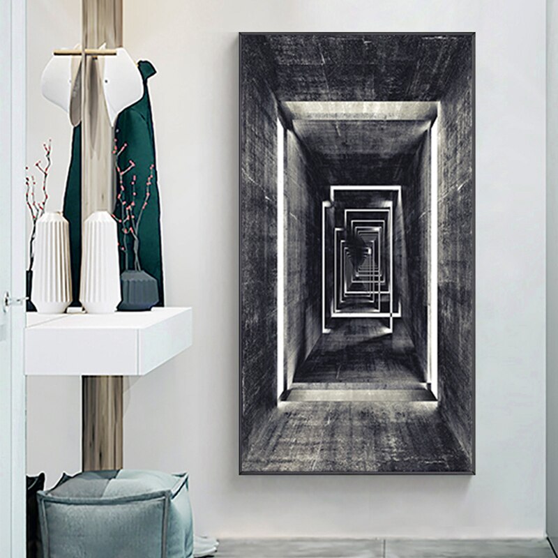 Retro-Abstract-Geometric-Canvas-Paintings-Infinite-Corridor-Posters-and-Prints-Wall-Art-Picture-Room-Cuadros-Home-4.jpg