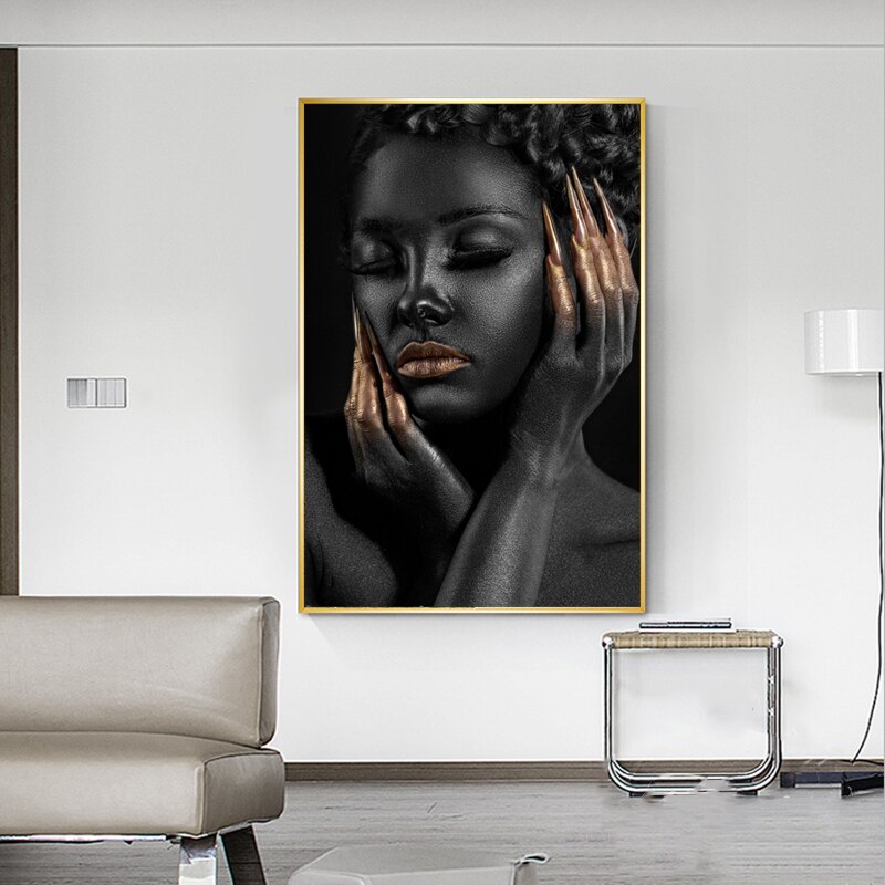 SELFLESSLY-Black-Girl-Golden-Nails-Canvas-Paintings-For-Living-Room-Fashion-Art-Posters-and-Prints-Modern-1.jpg