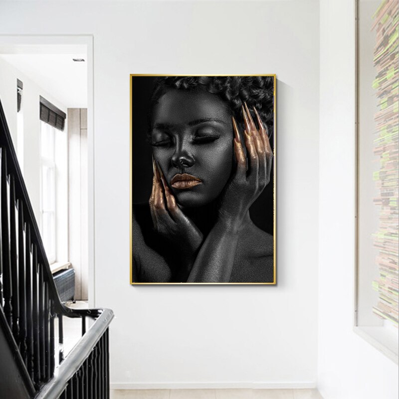 SELFLESSLY-Black-Girl-Golden-Nails-Canvas-Paintings-For-Living-Room-Fashion-Art-Posters-and-Prints-Modern-2.jpg