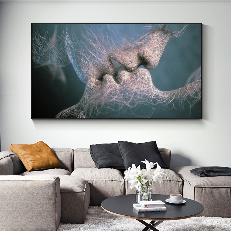 SOURBAN-Love-Kiss-Abstract-Oil-Painting-on-Canvas-Scandinavian-Cuadros-Wall-Art-Sweet-Kiss-Pictures-for-1.jpg
