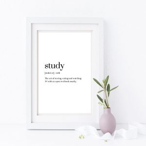 Scandinavia Office Study Decorative Pictures Art Modern Minimalist Black and White Posters Quotes Wall Art Canvas Prints