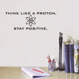 Science Wall Decals Sticker Office Home Study Room Art decor , Positive Science Vinyl Decal Sticker Classroom Wall Decor