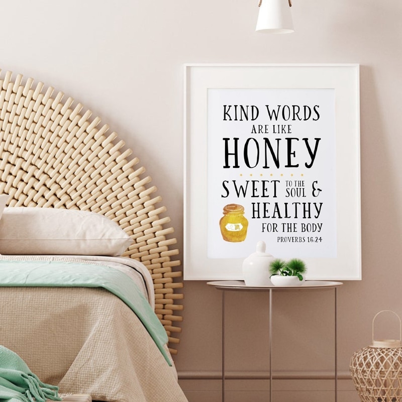 Scripture-Wall-Art-Prints-Proverbs-16-24-Bible-Verse-Quotes-Poster-Kind-Words-are-like-honey-2.jpg