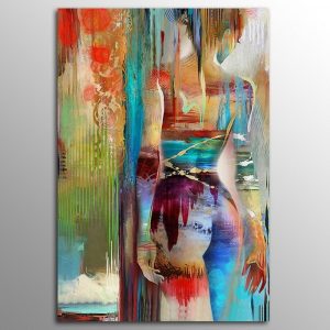 Sexy Beauty Canvas Painting Posters Abstract Wall Art Beauty Decorative Painting Nordic Simple Frameless Painting Pictures