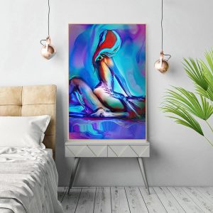 Sexy Men and Women Canvas Painting Abstract Make Love Poster Bedroom Bedside Wall Art Decorative Canvas Painting Pictures