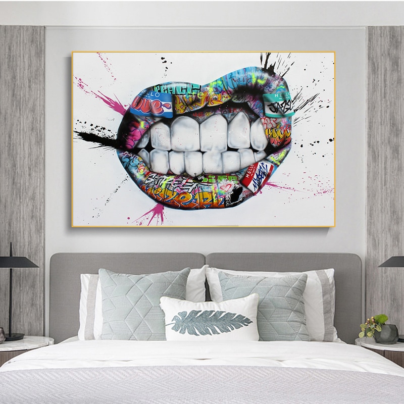 Show-Teeth-Lips-Graffiti-Art-Canvas-Printings-Painting-Street-Kiss-Posters-and-Prints-Wall-Art-Picture-2.jpg