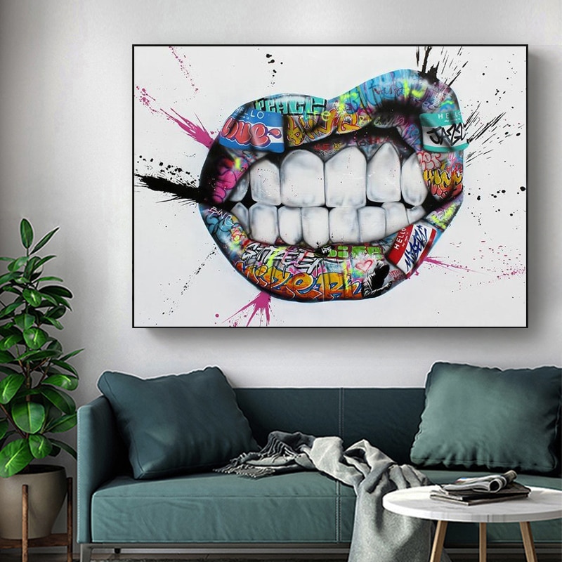 Show-Teeth-Lips-Graffiti-Art-Canvas-Printings-Painting-Street-Kiss-Posters-and-Prints-Wall-Art-Picture-4.jpg