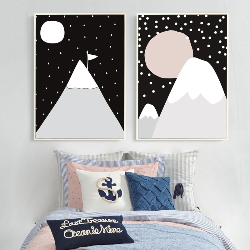 Simple-Abstract-Mountain-Night-Sky-A4-Canvas-Art-Painting-Print-Poster-Picture-Wall-Living-Room-Bedroom-1.jpg