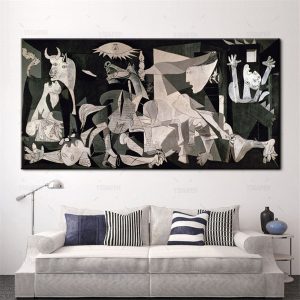 Spain France Picasso Classic Guernica 1937 Canvas Paintings Print on Canvas Wall Posters for Living Room Bedroom Art Decor
