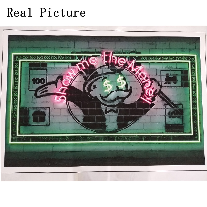 Street-Graffiti-Art-Canvas-Painting-Show-Me-The-Money-Letter-Posters-and-Prints-Wall-Art-Picture-1.jpg