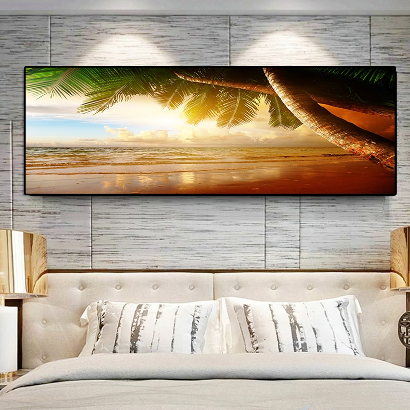 Sunsets-Natural-Sea-Beach-Coconut-Palm-Panorama-Landscape-Cuadros-Canvas-Painting-Posters-and-Prints-Wall-Art-3.jpg